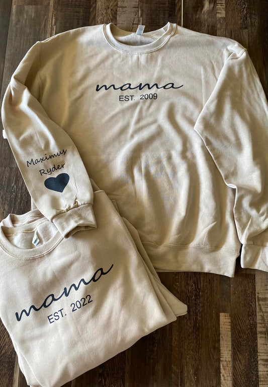 Mama customized sweatshirt