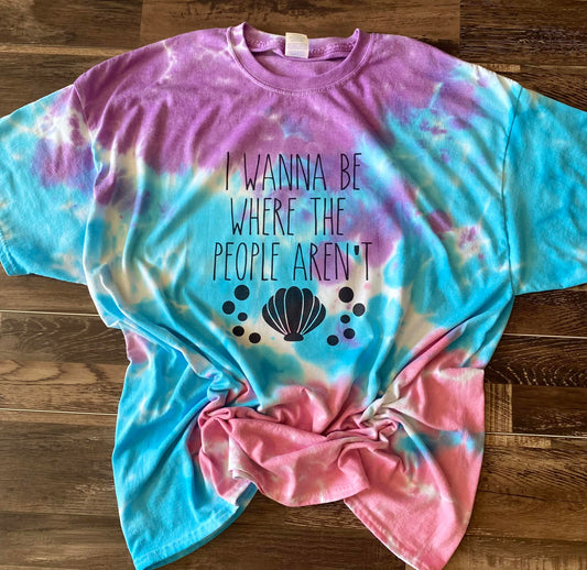 I wanna be where the people aren't tee