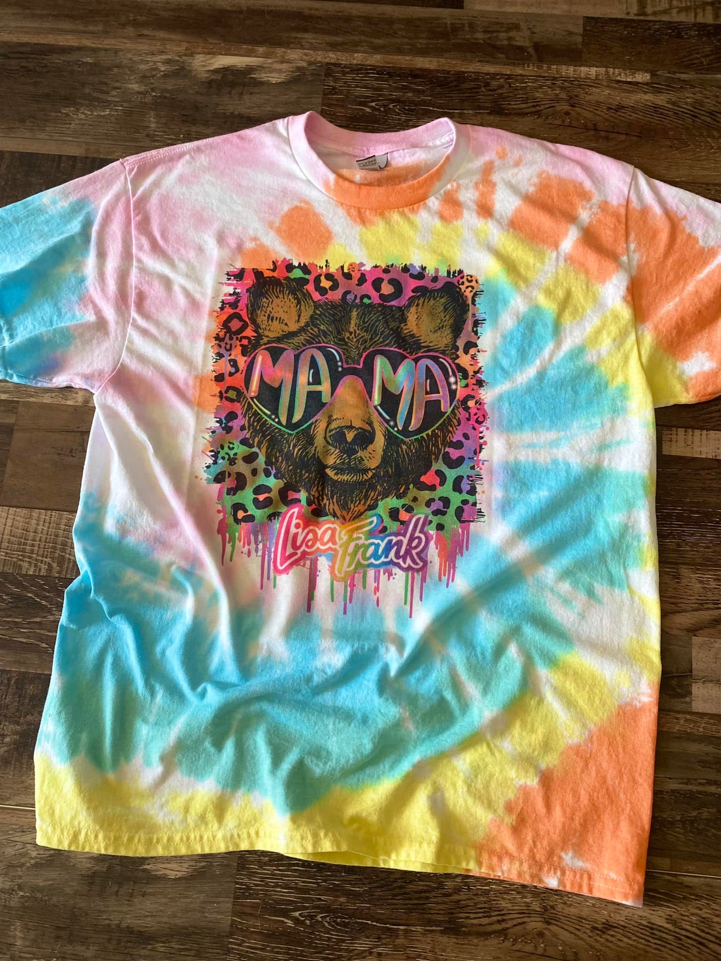 Mama Bear tie dye tee