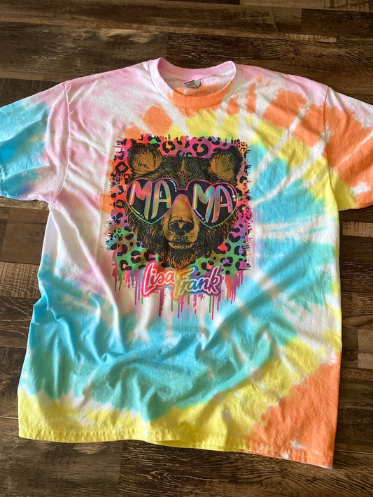 Mama Bear tie dye tee