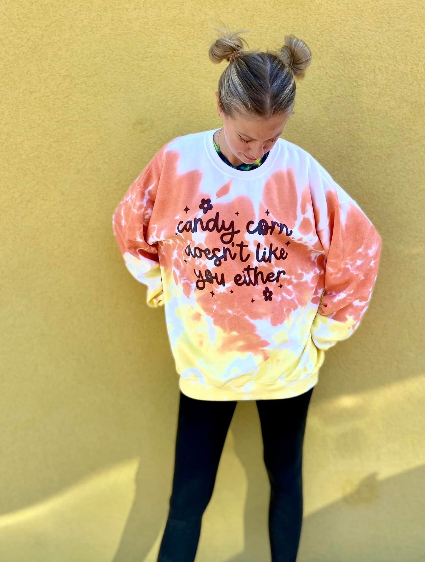 Candy Corn doesn't like You sweatshirt