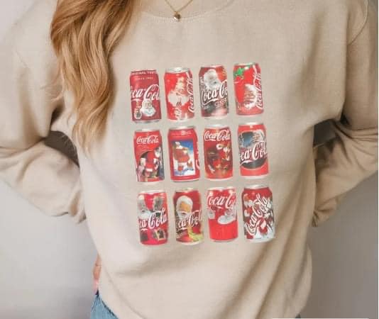 Christmas Coke sweatshirt