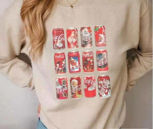 Christmas Coke sweatshirt