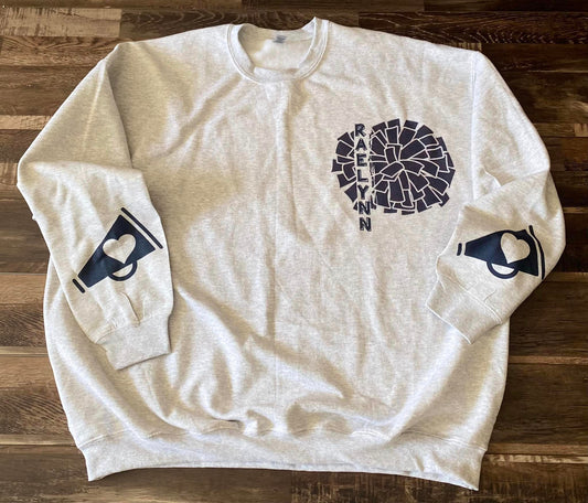 Personalized Cheer sweatshirt