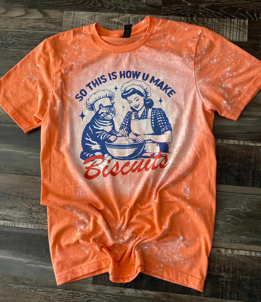 So this is how you make biscuits tee
