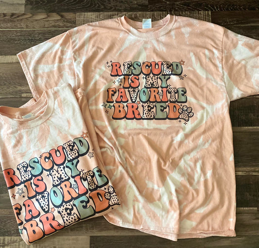 Rescued is my favorite Breed tee