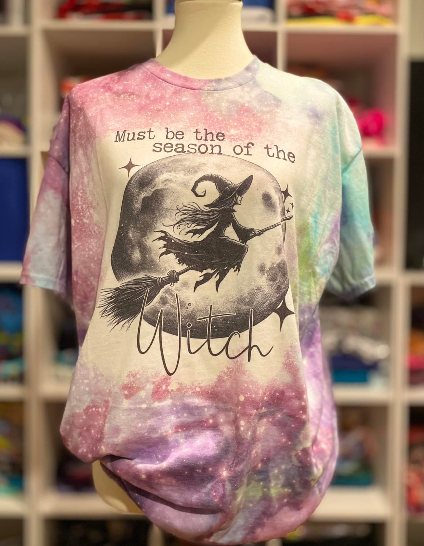 Must be the season of the witch tie dye