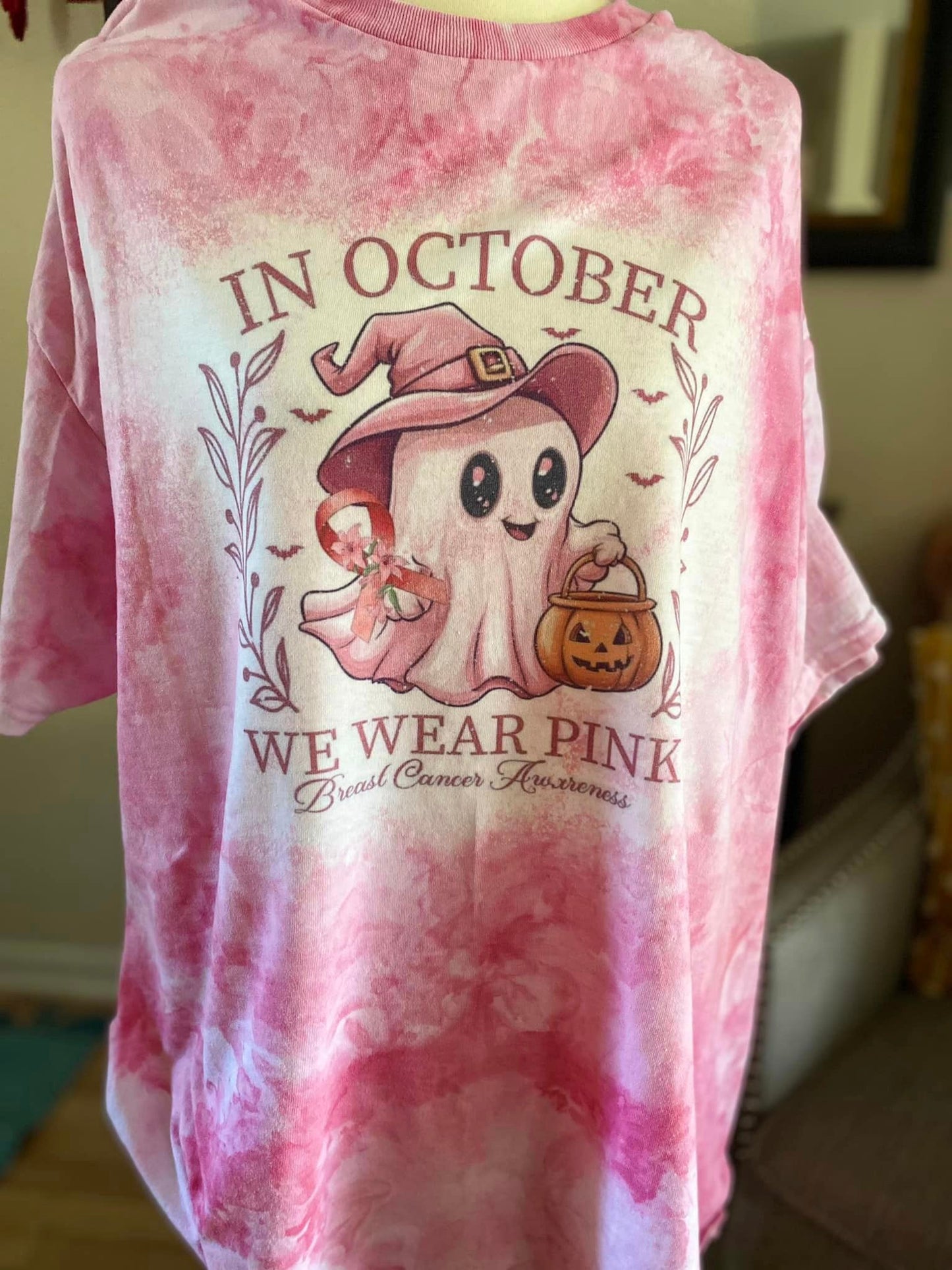In october breast cancer tee