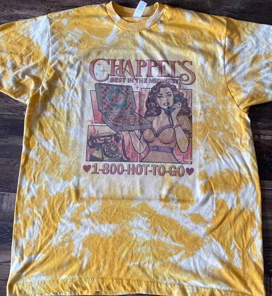 Chappell's pizza tee