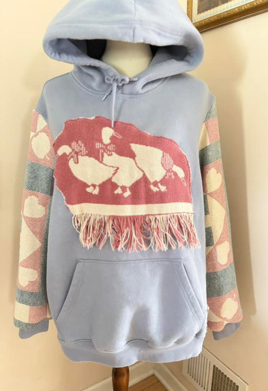 Large country goose hoodie