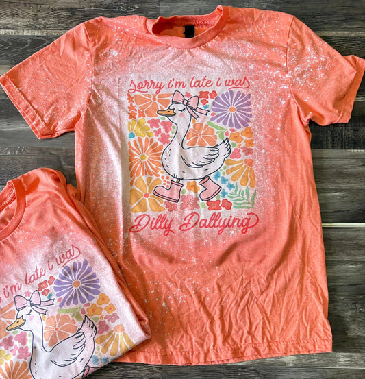 Sorry I'm late goose tee