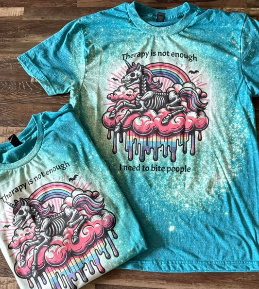 I need to bite people unicorn tee