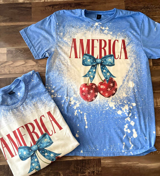 American Cherry tee