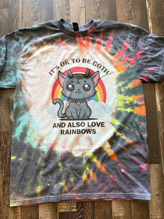 Goth and love rainbows