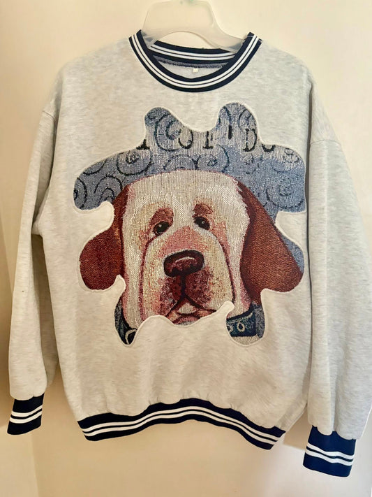 Peek a boo puppy sweatshirt lg