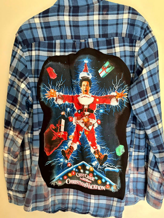 Size med Christmas vacation flannel