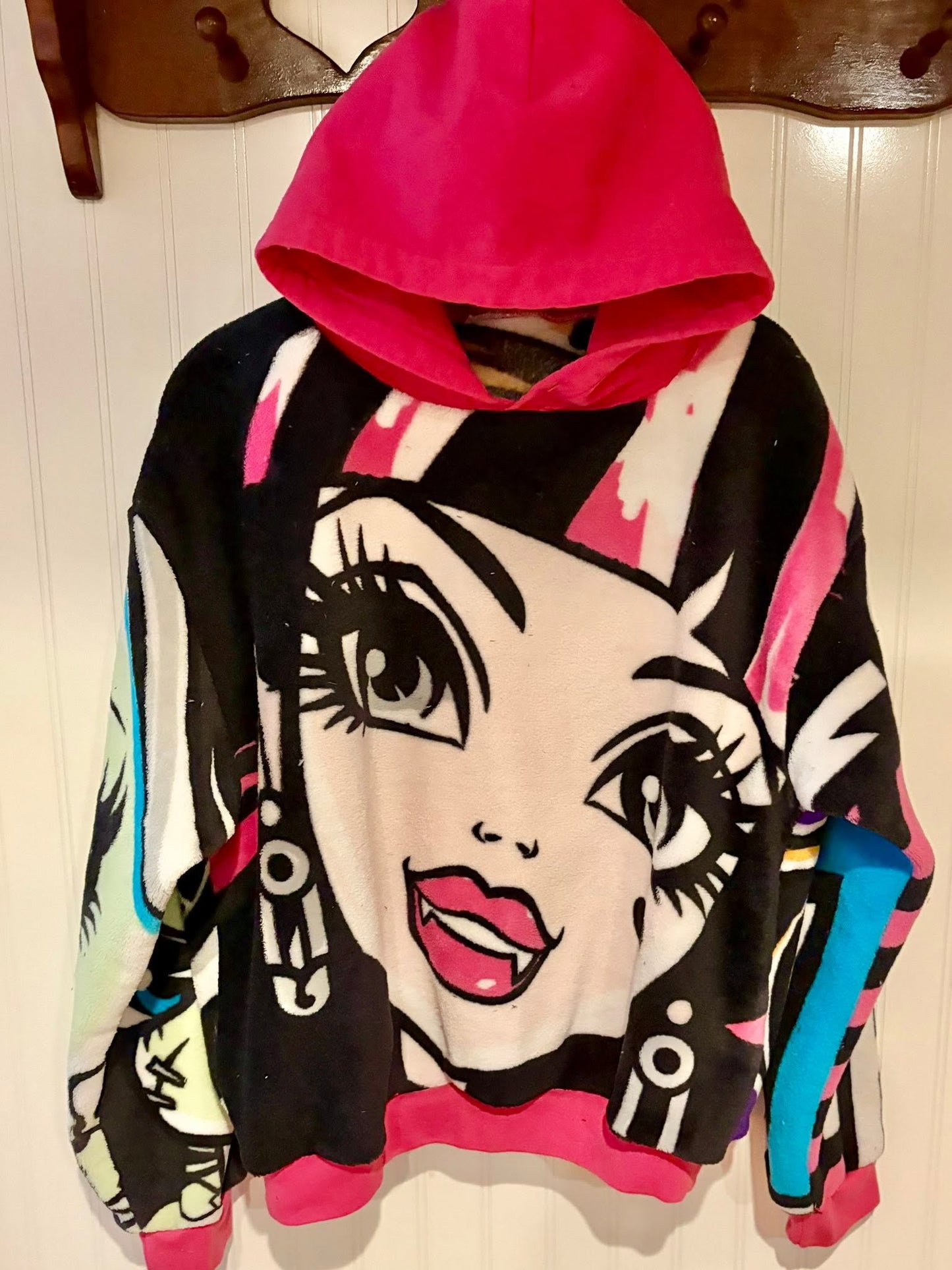CUSTOM Monster high blanket upcycle, you choose style