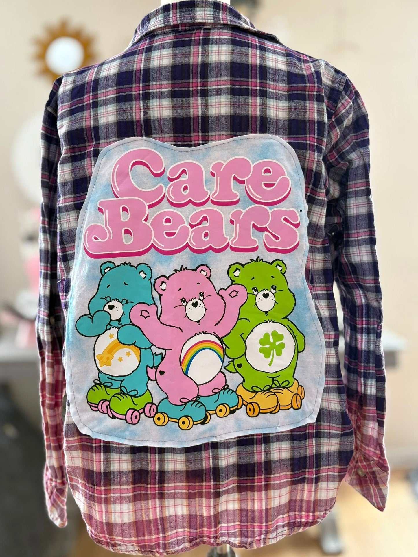 Care Bears flannel lg
