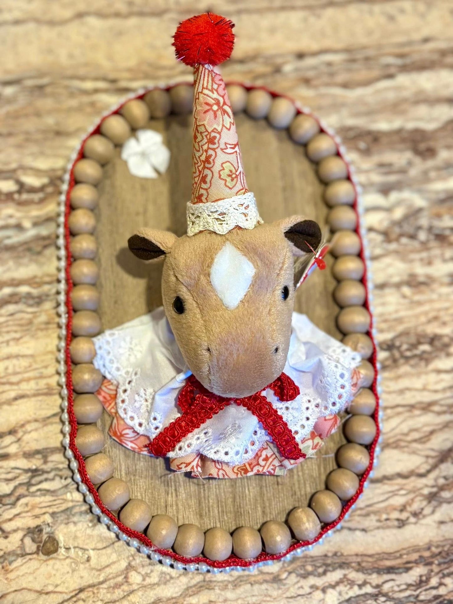 Horse Beanie Baby Taxidermy