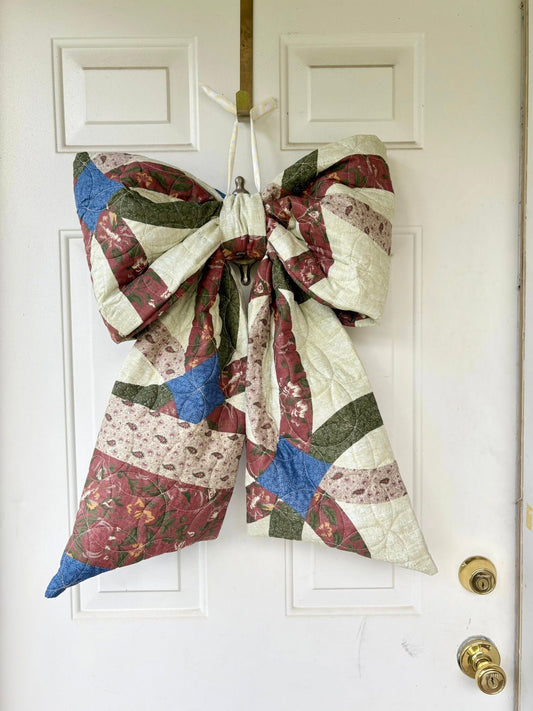 Jewel tone door bow