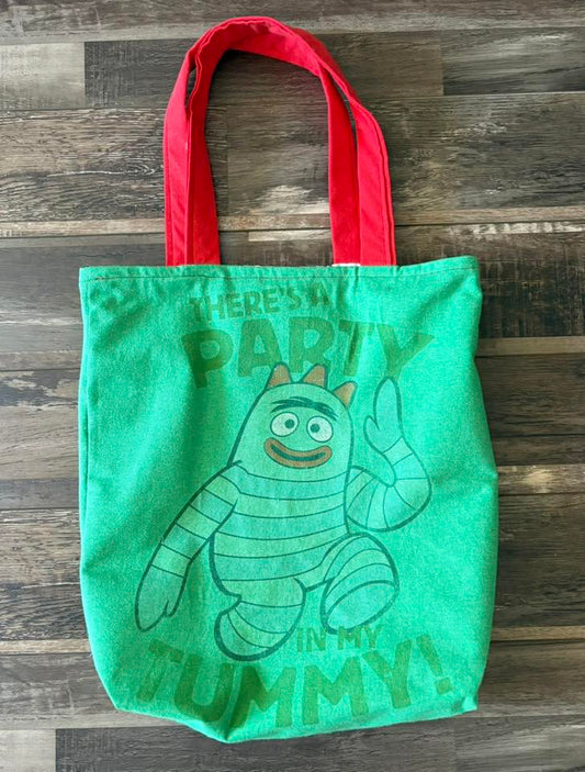 Yo gabba gabba Brobee tote bag