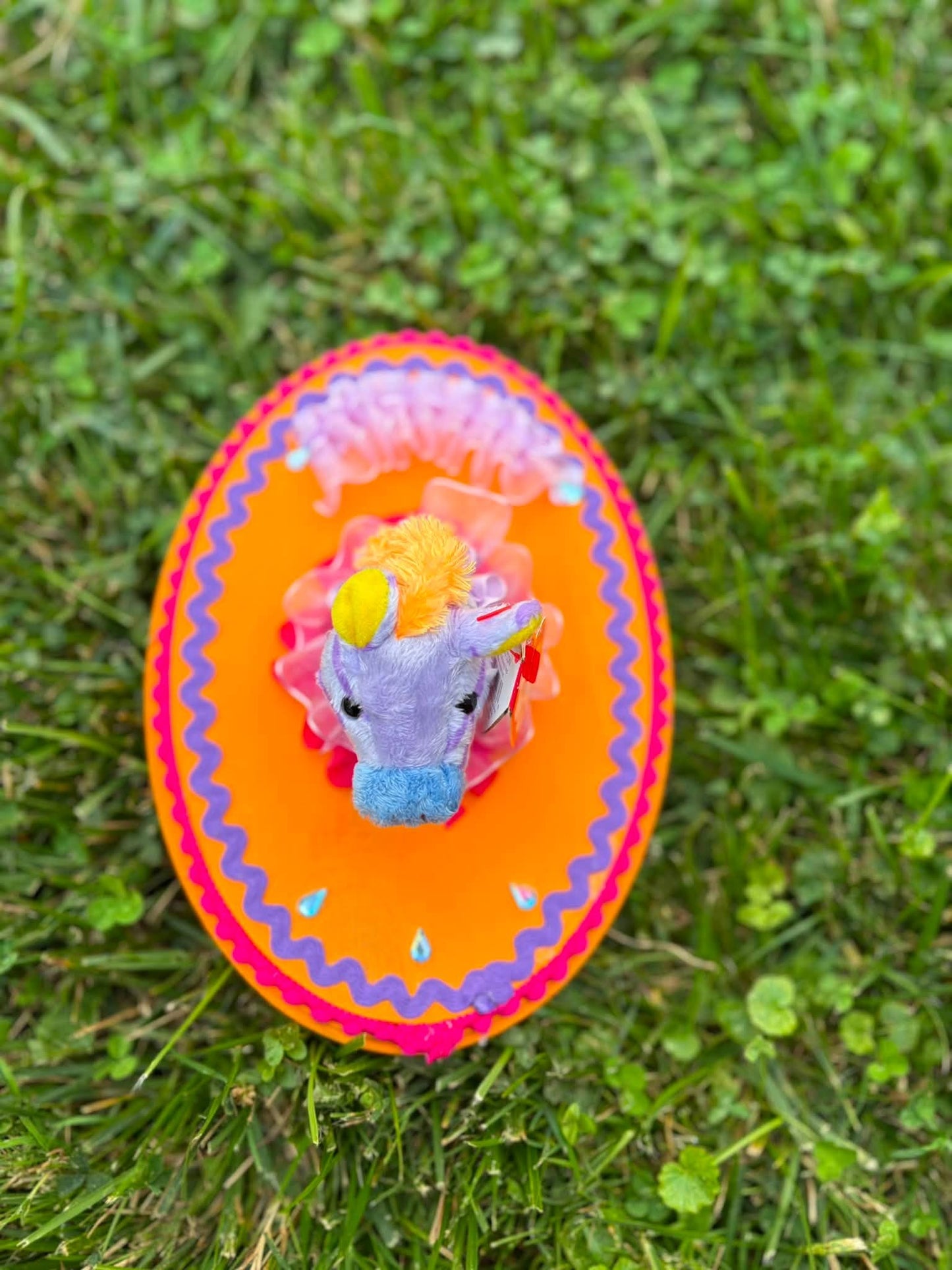 Beanie baby zebra taxidermy