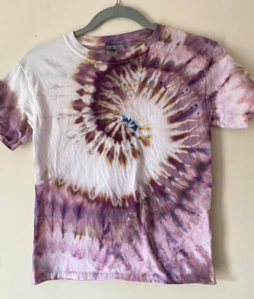 Simple Spiral Tie dye