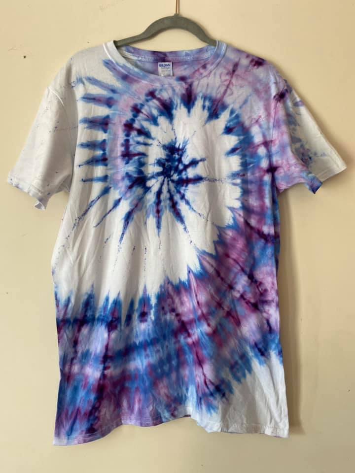 Simple Spiral Tie dye