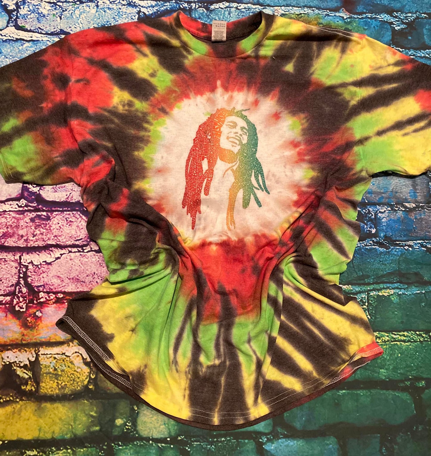 Bob Marley Tie Dye Graphic tee