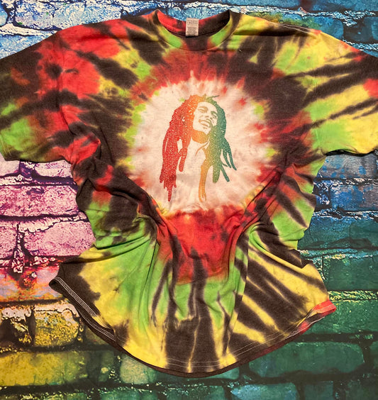 Bob Marley Tie Dye Graphic tee
