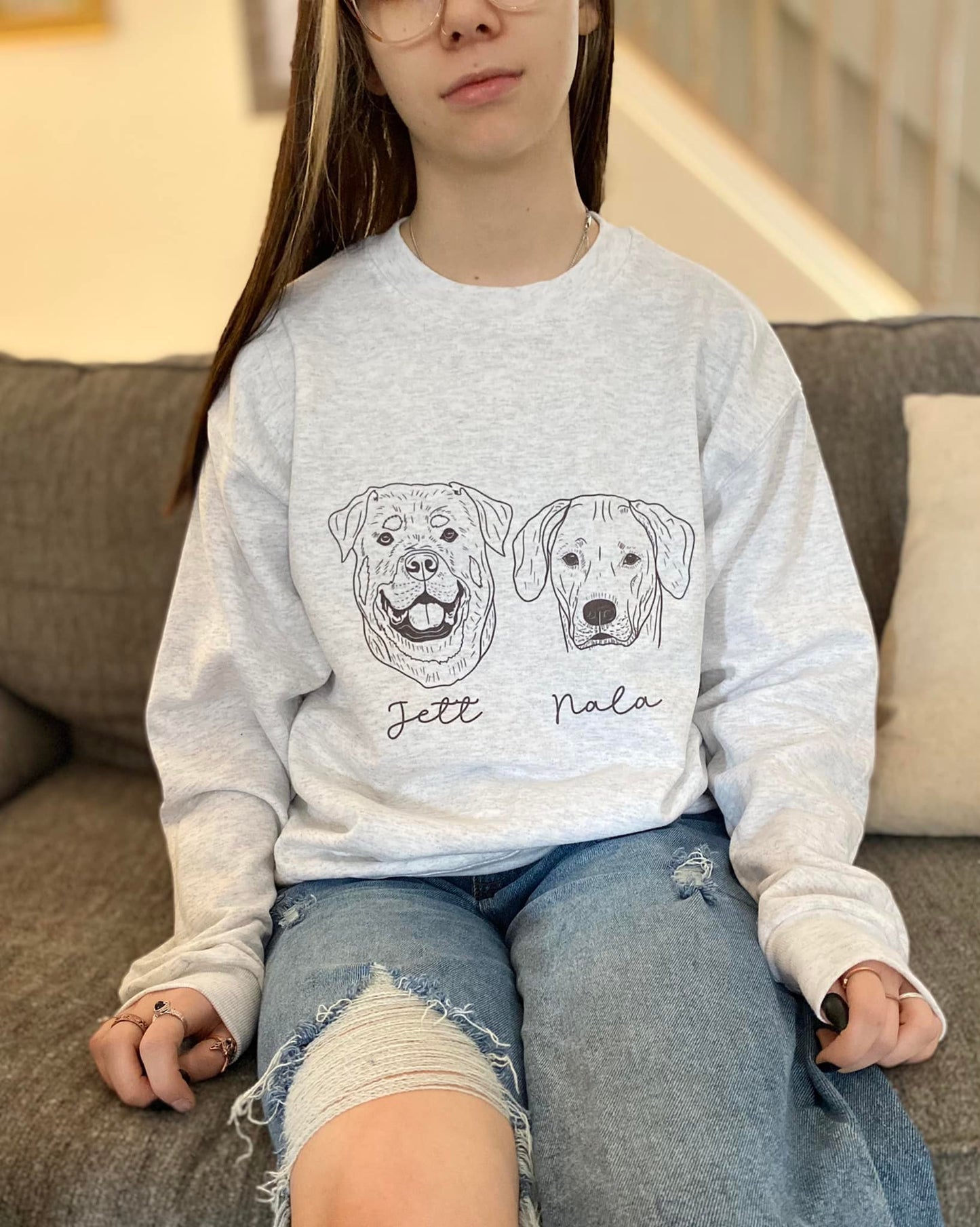 Custom pet name shirt