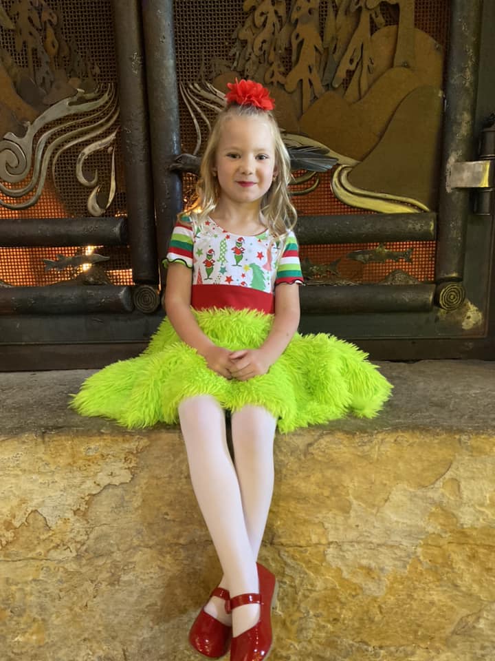 Green Christmas monster dress Dress