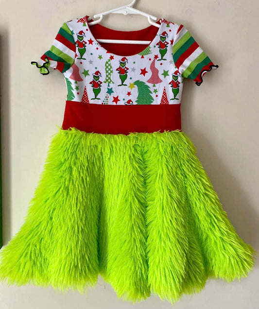 Green Christmas monster dress Dress
