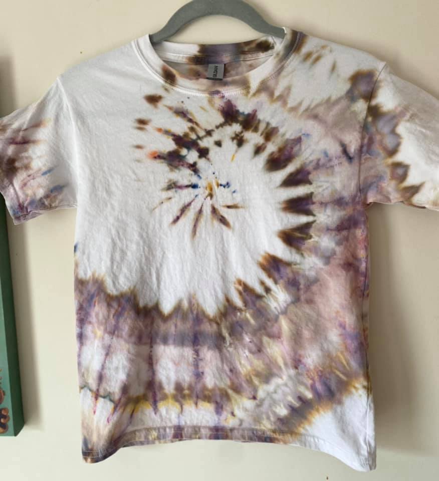 Simple Spiral Tie dye