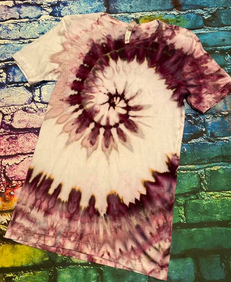 Simple Spiral Tie dye