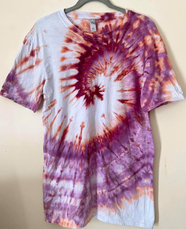 Simple Spiral Tie dye