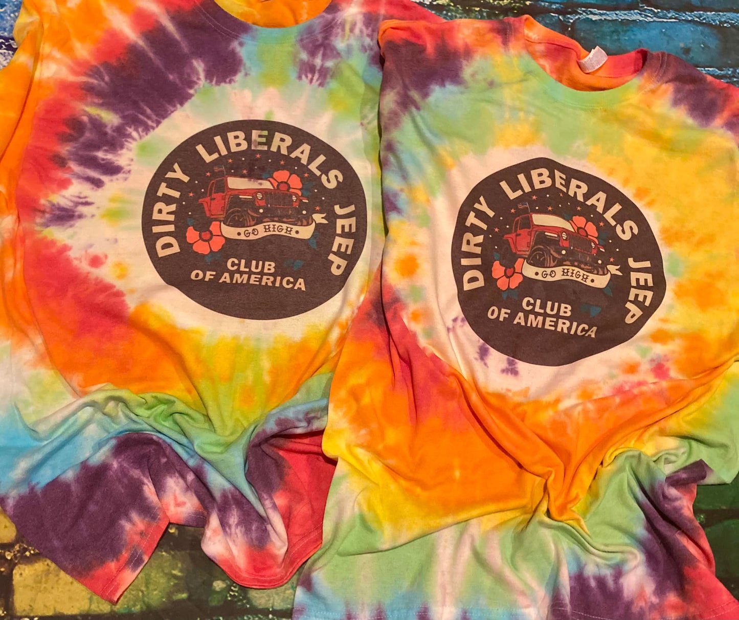Tie dye DLJC shirt