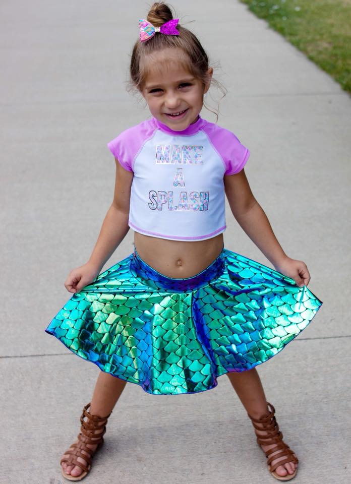 Mermaid magic skirt
