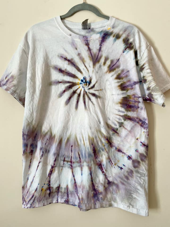 Simple Spiral Tie dye