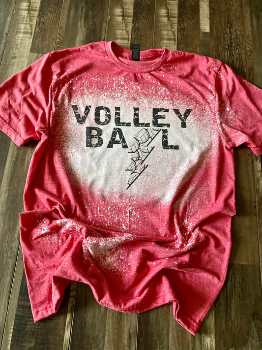 Volleyball bleach tee