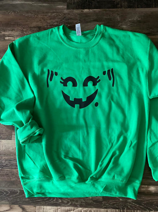 Witch face Bucket Sweatshirt