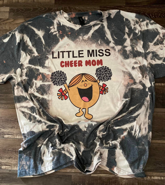 Little miss Cheer mom tee