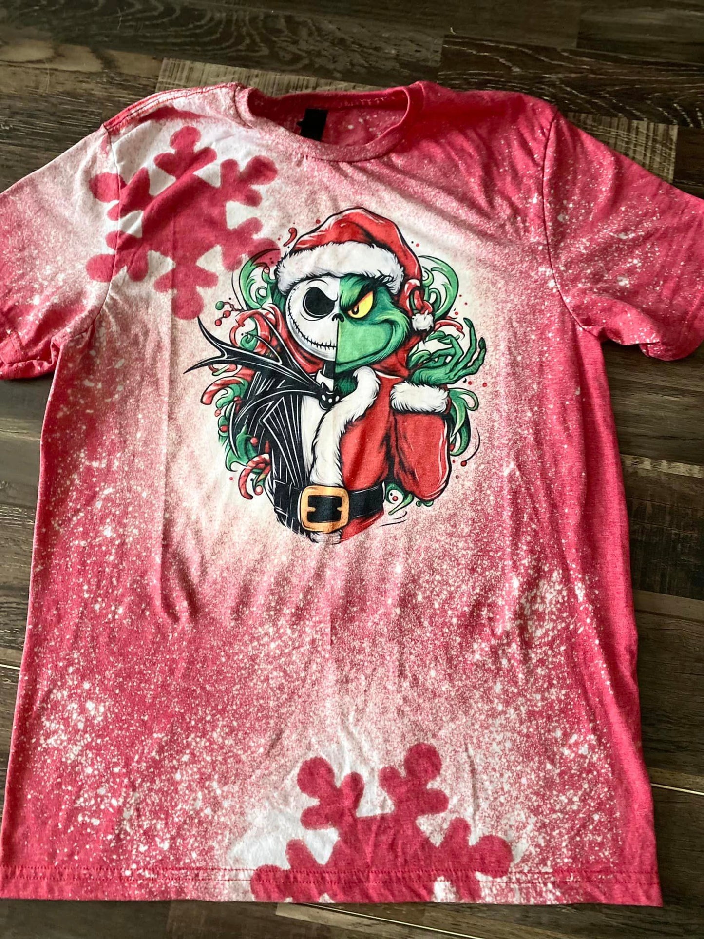 Jack/Grinch split tee