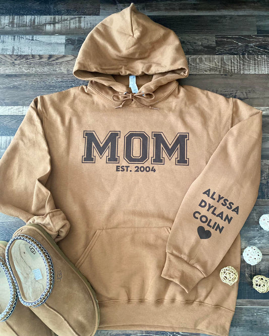Carmel personalized MOM hoodie