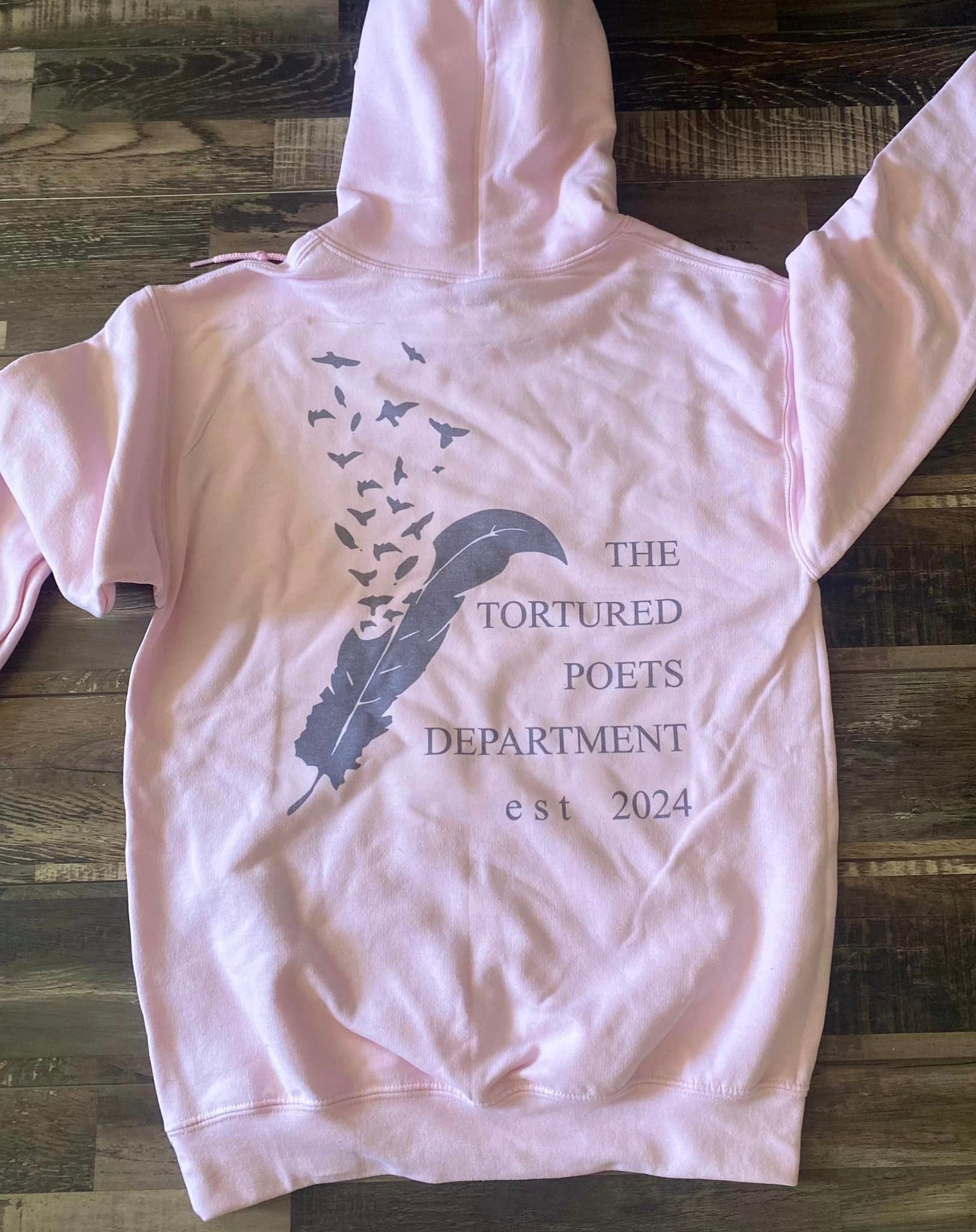 Pink TTPD hoodie – LadybugTutus