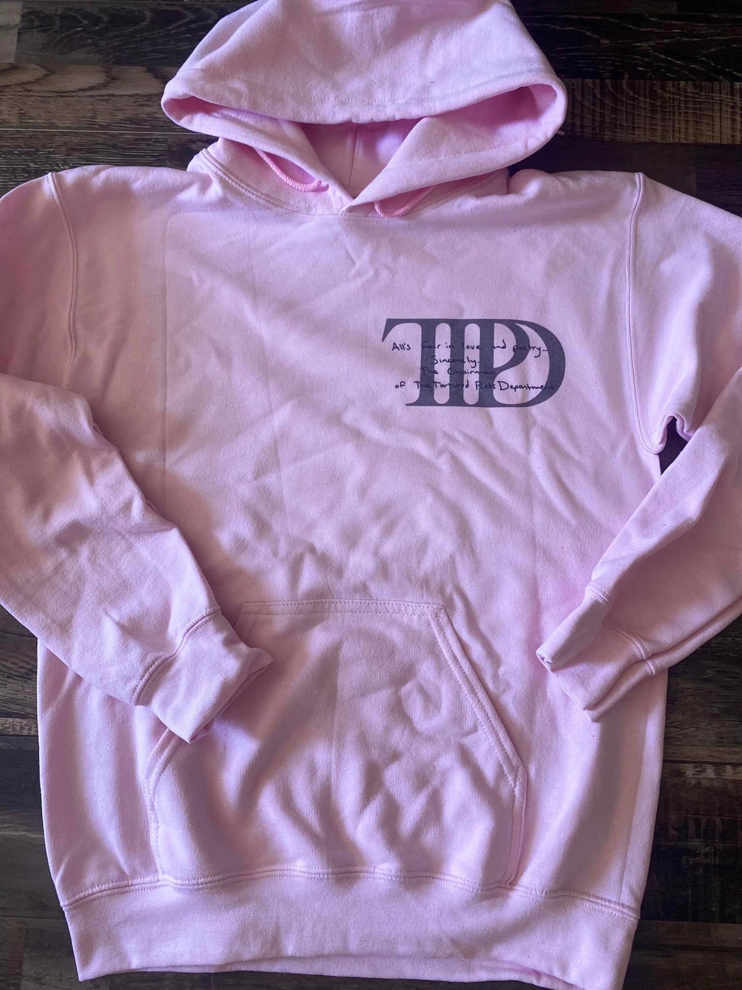 Pink TTPD hoodie