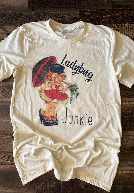 Ladybug Junkie tee