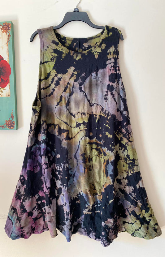 4x Reverse dye dress