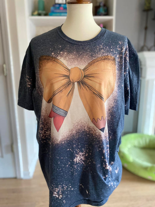 Pencil bow tee