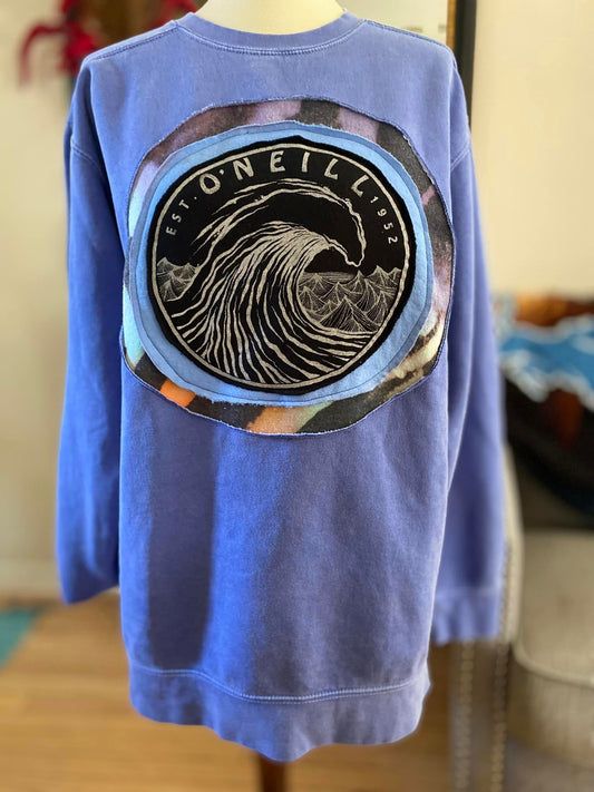 Re-worked O'neil  sweatshirt